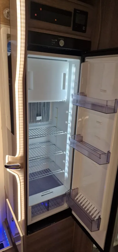 Fridge with freezer in the camper
